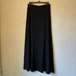 Elegant Black Maxi Skirt